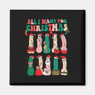 All I Want For Christmas Is D Merry Willymas Dirty Magnet