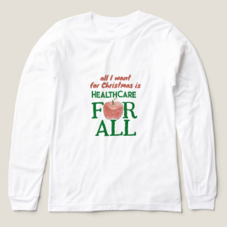 All I Want For Christmas Is Health Care for All  Tri-Blend Shirt