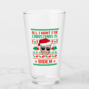 All I want for Christmas is Joe Biden Glass