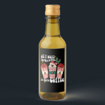 All I Want For Christmas Is More Coffee Lover Xmas Wine Label<br><div class="desc">ff</div>