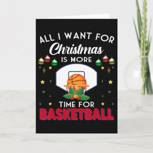 All I Want For Christmas Is More Time For Sketll Card