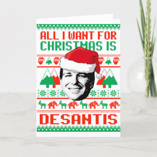 All I want for Christmas is Ron DeSantis Card