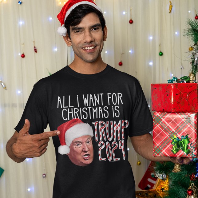 All I Want for Christmas is Trump 2024 T-Shirt (Creator Uploaded)