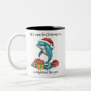 All I Want for Christmas is... Two-Tone Coffee Mug