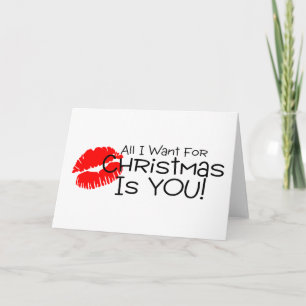 All I Want For Christmas Is You Holiday Card