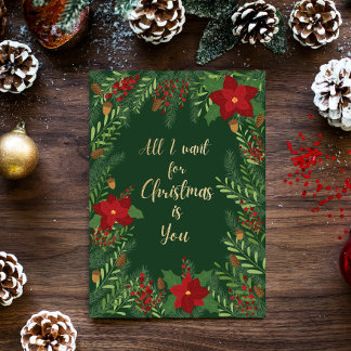 All I want for Christmas is You Holiday Card