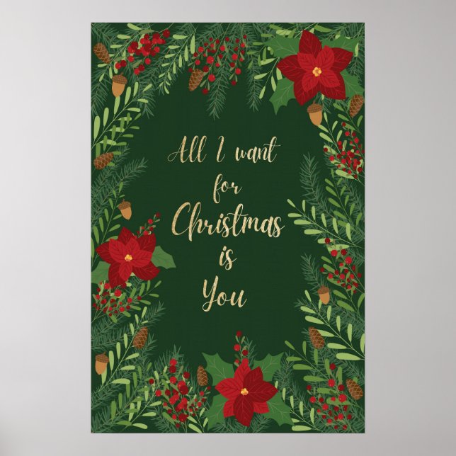 All I Want For Christmas Is You Poster (Front)