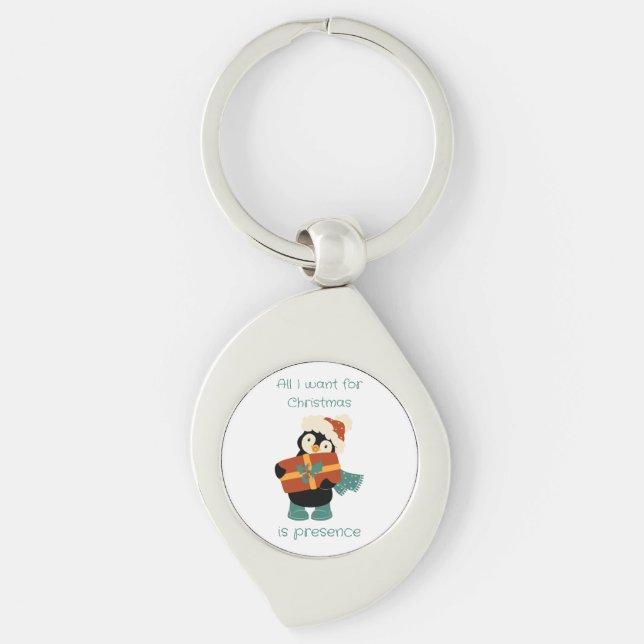 All I want for Christmas...  Key Ring (Front)