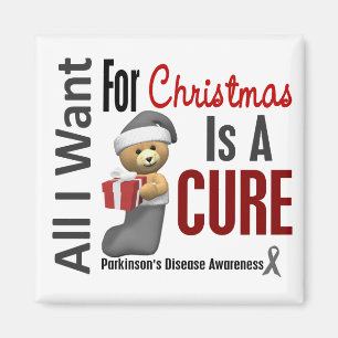 All I Want For Christmas Parkinson's Disease Magnet