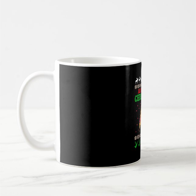All I Want For Christmas Pizza Coffee Mug (Left)