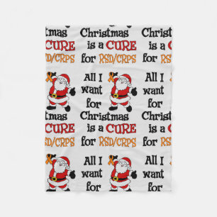 All I Want For Christmas...RSD/CRPS Fleece Blanket