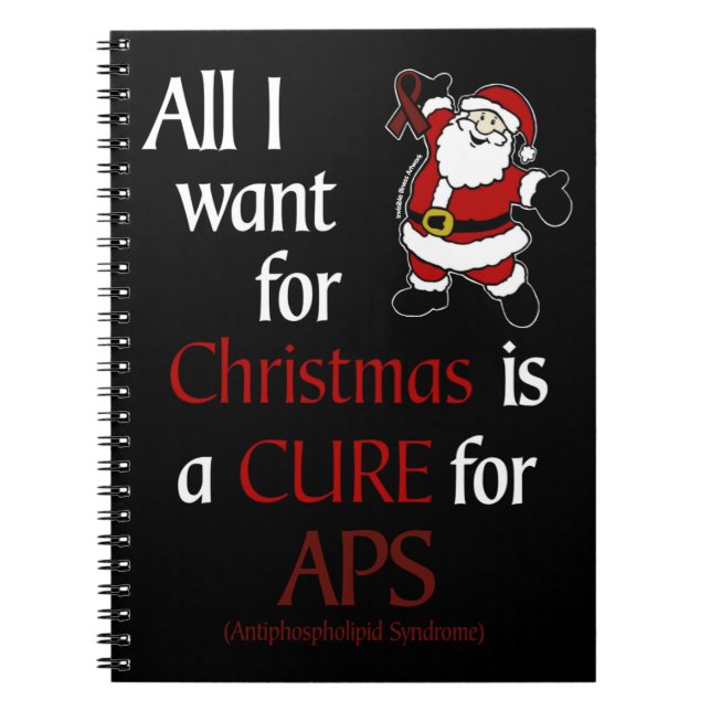 All I Want For Christmas/Santa...APS Notebook (Front)