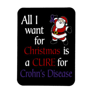 All I Want For Christmas/Santa...Crohn's Magnet