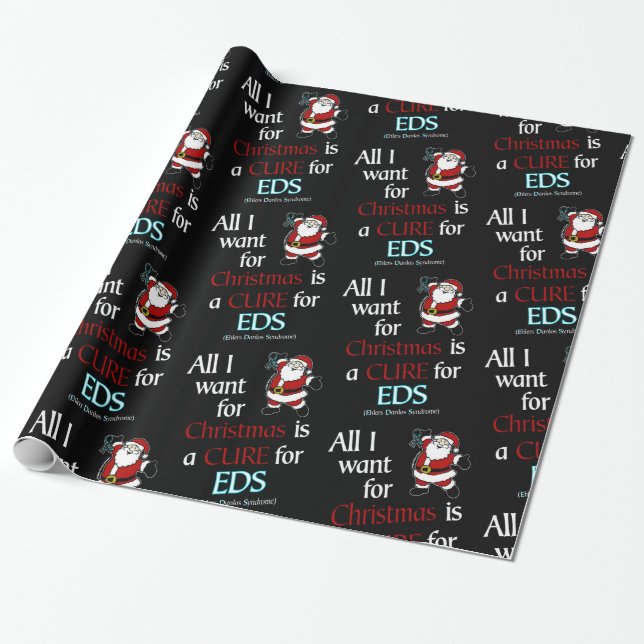 All I Want For Christmas/Santa...EDS Wrapping Paper (Unrolled)