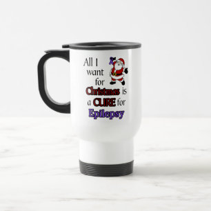 All I Want for Christmas/Santa...Epilepsy Travel Mug
