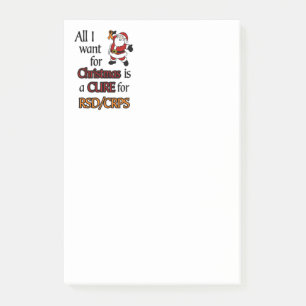 All I Want for Christmas/Santa...RSD/CRPS Post-it Notes