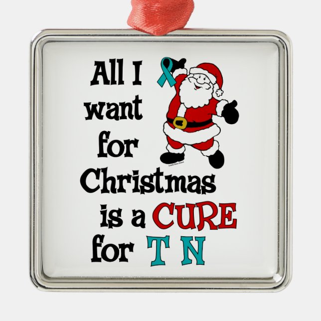 All I Want For Christmas...TN Metal Tree Decoration (Front)