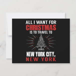 All I Want For Christmas Travel To New York City N
