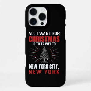 All I Want For Christmas Travel To New York City N iPhone 16 Pro Max Case