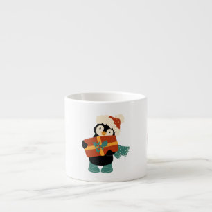 All I want for Christmas vintage penguin Espresso Cup