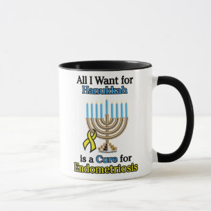 All I Want For Hanukkah...Endometriosis Mug