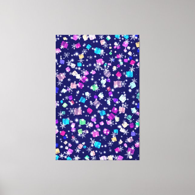 all I want for Xmas Is toilet paper Canvas Print (Front)