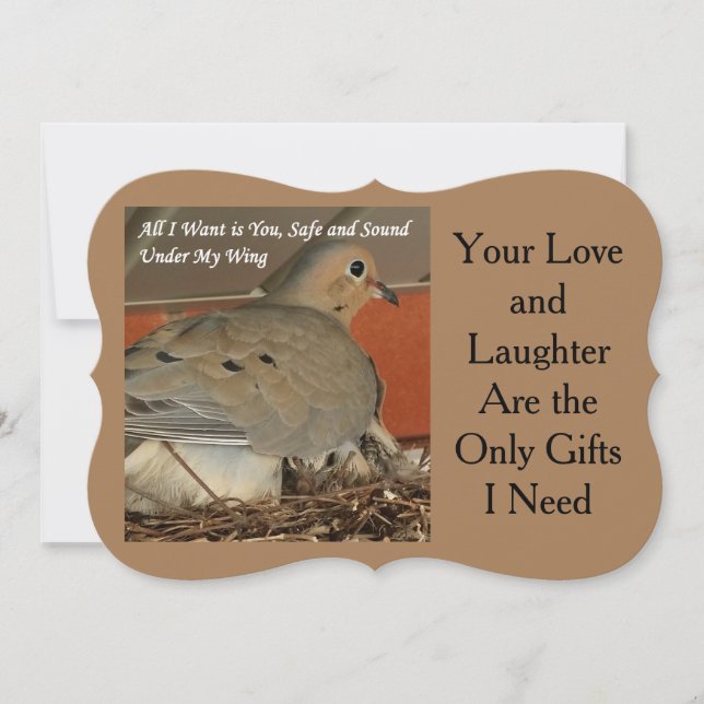 All I Want is You Holiday Greeting Card (Front)