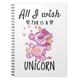 All I wish for is a Unicorn Notebook