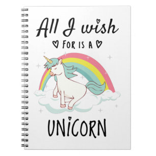 All I wish for is a Unicorn Notebook