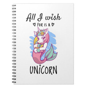 All I wish for is a Unicorn Notebook
