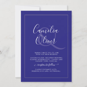 All-in-1 Modern Monochrome Ampersand Wedding