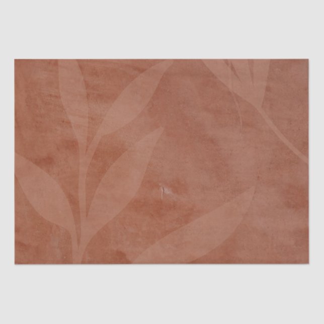 All-in-1 Rustic Terracotta Overlay Wedding Tissue Paper (Front)