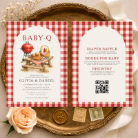 All in One Baby Q Gingham BBQ Baby Shower