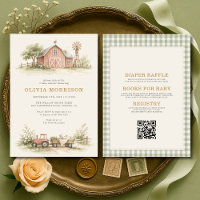 All in One Barnyard Farm Animal Baby Shower