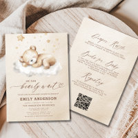 All in One Bearly Wait Neutral Beige Baby Shower