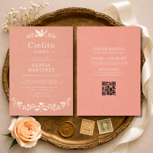 All in One Cielito Lindo Talavera Baby Shower Invitation