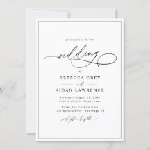 All In One Elegant Script Sage Green Wedding