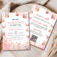 All in One Enchanted Girl Butterfly Baby Shower