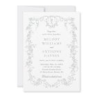 All in One Grey French Floral Wedding 