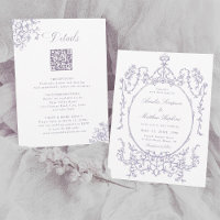 All in One Lavender Frame Wedding