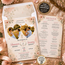 All in One Love in Bloom Double Photo Wedding