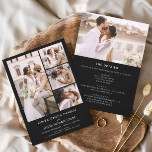 All In One Minimalist Photo Black Wedding