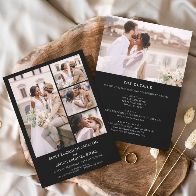 All In One Minimalist Photo Black Wedding (Creator Uploaded)