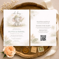 All in One Oh Boy Jungle Couples Baby Shower