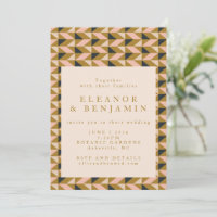 All-in-One Retro Art Deco Black and Gold Wedding