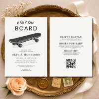 All in One Skateboard Baby on Board Baby Shower