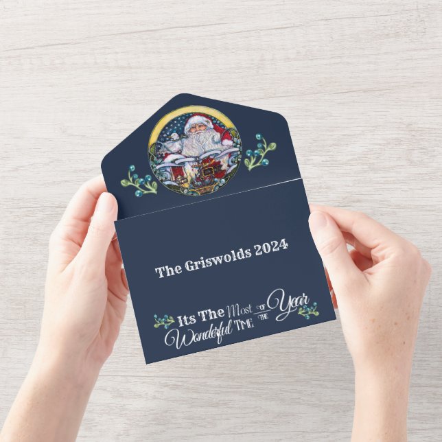 All in One Submarine themed Holiday Card (Opening)