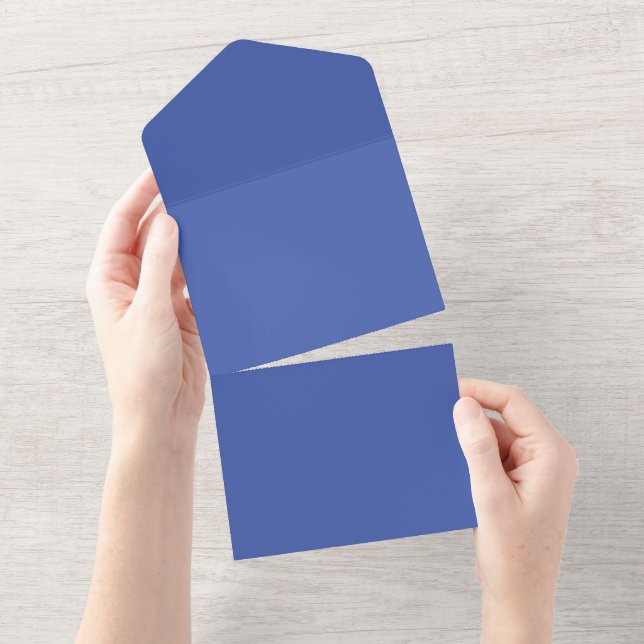 All-in-One Wedding Invitations | RSVP. Logo. Scrip (Tearaway)
