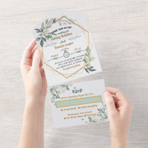 All in One Wedding Invite