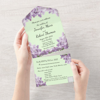 All in One Wedding Invite
